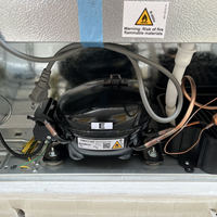 Réfrigérateur Haier 220V50HZ Congélateur Haut en Acier Inoxydable Pose Libre 300L Ventilé Deux Portes Prix Abordable Argent