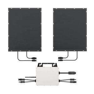 <span class=keywords><strong>Micro</strong></span>-<span class=keywords><strong>onduleur</strong></span> <span class=keywords><strong>intégré</strong></span> à 2/4/8 panneaux solaires flexibles, montage sur balcon, système photovoltaïque tout-en-un - Product Image 1