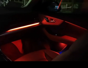 ชุดไฟตกแต่งภายในรถยนต์ 20 LED สำหรับ Audi Q8 ปี 2019-2023 ไฟ RGB ควบคุมผ่านแอพ/พวงมาลัย แบบเสียบใช้งานได้ทันที - Product Image 2