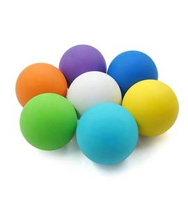 Bola de Lacrosse de masaje de espalda de silicona ecológica no tóxica con logotipo personalizado de alta calidad para liberación miofascial - Product Image 1