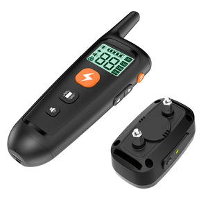 Entrenador de mascotas a control remoto, resistente al agua, con sonido, vibración y descarga eléctrica para entrenamiento de perros, individual, material ABS - Product Image 2