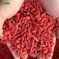 Baies de Goji Entières Séchées Biologiques UE, Qualité Supérieure, Goût Sucré, Riches en Anthocyanes, Directement de l'Usine, Idéales pour le Thé, Origine Ningxia