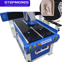 Machine de fraisage et de gravure CNC 6090 3 axes pour le travail du bois, avec NC Studio PLC et ATC automatique