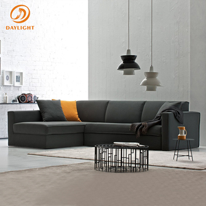 Divano Moderno Minimalista a Due Posti in Arancione Brillante, Schiuma ad Alta Resilienza, Rivestimento in Tessuto Premium, Piccolo Arredo per Soggiorno - Product Image 3