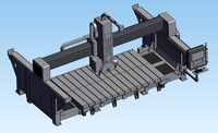 Routeur CNC Jinan GoodCut 5+1 axes pour la découpe de pierres naturelles, de carreaux de céramique, de dalles et de blocs - Précision de 0,01 mm, 3400x2200x400 mm
