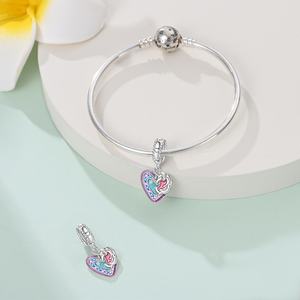 Hot Selling Silver Charm Fit Original Pan Dream Princess Unicorn Fashion 925 zilveren bedel voor het maken van sieraden, armbanden, kettingen - Product Image 5
