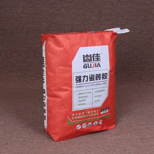 2021 new design 25kg 50kg pp woven printed 3 layers ply kraft paper valve packaging cement bag for Cement packing bags chemical