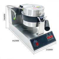 Gaufrier Rotatif Commercial Numérique Personnalisé en Acier Inoxydable pour Snack Bar avec 220V/110V