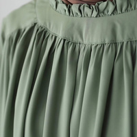 Abaya personnalisée de qualité supérieure en tissu Nida, couleur unie, avec volants, pour femmes musulmanes, fabricants en gros de vêtements islamiques, Abaya pour Ramadan et Eid