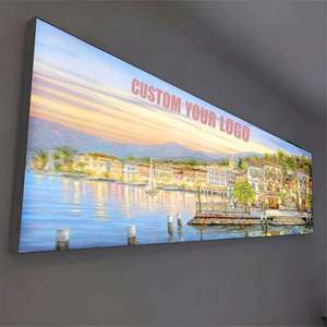 Caja de Luz Publicitaria de Pared Delgada con Impresión Personalizada LED Rectangular de Aluminio para Exposiciones - Product Image 1