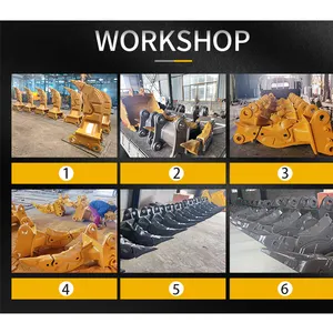 โรงงานขายส่ง CAT 330 E320C 20ton 30ton 40ton รถขุดใหม่โครงกระดูกถังหินที่มีฟัน