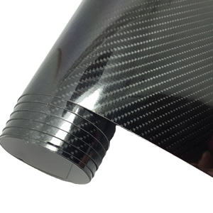 Vinilo Decorativo de Fibra de Carbono 5D/6D de Alto Brillo, 5*65 Pies, Adhesivo para Autos, Decoración de Fibra de Carbono para Envolver Autos - Product Image 1