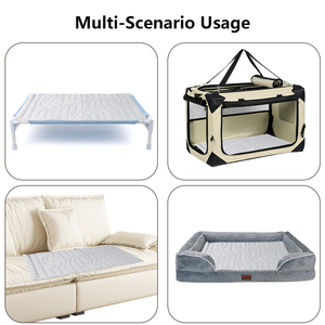 Petopia Draagbare Rechthoekige Koeling Roll Up Hond Campingbed Innovatieve Huisdier Comfort Slaapproducten Hondenbed Oem Mat 2025 - Product Image 3