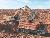 Camion à benne basculante résistant d'exploitation de représentation de coût élevé pour le camion à benne basculante rigide de transport de matériel de dragage de port de construction de carrière