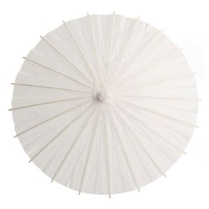 <b>Custom</b> Wooden Umbrella Mini White Paper Umbrellas Parasol for Wedding - Product Image 2