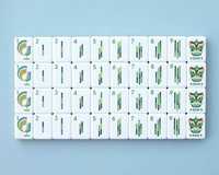 Tuiles de Mahjong Américaines Modernes de Luxe, en Acrylique Durable Anti-Décoloration, Gravées au Laser, Idéales pour le Divertissement Familial - Vente Chaude