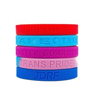 Bracelet en silicone personnalisé, nouveau, promotionnel, pas cher, arc-en-ciel, impression, cadeau, machine de gravure sur silicone - Product Image 1