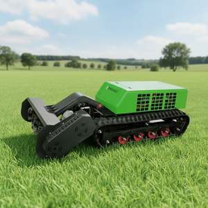 Universal Multi Device Remote Control Tracked Range <b>Extended</b> Electric <b>Brush</b> Mower New Energy Crawler Clearing Machine for Steep - Product Image 4