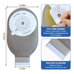 Zodelo Medische Benodigdheden Fabrikant Een Stuk Ondoorzichtige Wegwerp Colostomie Stomie Zakken 15*27Cm Far Infrarood Desinfecteren Voor - Product Image 2