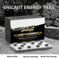 Complément alimentaire ZLS OEM/ODM Shilajit de l'Himalaya en comprimés pour personnes d'âge moyen et âgées, 500 mg, minéraux traces ioniques, vitamines complètes, acides aminés