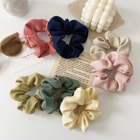 Phụ Kiện Tóc Lớn Siêu Linh Hoạt Phụ Kiện Tóc Ruột Bánh Rán Tóc Scrunchies Nữ Chấm Bi Voan Tie Dye Scrunchies
