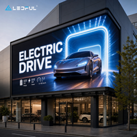 Afficheur LED Anamorphique Géant P4.81 pour Écran Urbain 3D Automobile avec Protection IP65 et Haute Luminosité, Installation Fixe