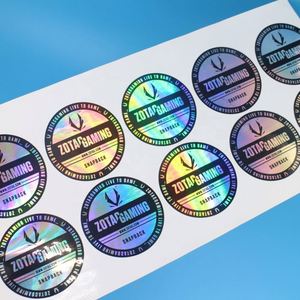 Hologram 3d Pvc Stickers Labels Self Adhesive Security Label Aluminium Foil Custom Sticker Logo - Product Image 5