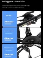 Vélo de montagne de haute qualité pour hommes, 24 pouces et 27 pouces, vélo tout-terrain à vitesses, adapté aux adolescents, garçons et filles, course sur route