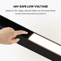 Spot magnétique moderne 48V en aluminium, lampes sur rail Tuya Wifi, éclairage sur rail intelligent à LED, système de rail pour plafond tendu