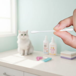 Hisopos de Algodón para Limpieza de Oídos de Mascotas de Marca Privada, 50 Unidades, Suaves, Delicados y Duraderos, Palitos Limpiadores de Oídos para Perros y Gatos, Cuidado Diario de Higiene - Product Image 5