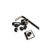 Anneau de fixation à vis en acier inoxydable de type tournevis et outil avec fermoir dentaire pour fixation rapide