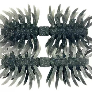 Señuelo artificial suave de TPE con perfil de araña peluda japonesa de 75mm/100mm, cebo flotante de erizo de mar, venta al por mayor - Product Image 4