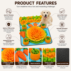 Nuovi Prodotti di Tendenza: Tappetino Olfattivo per Cani, Inodore e Senza Veleni, per Divertimento e Stimolazione - Product Image 2