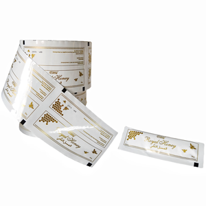 Envasado de plástico impreso personalizado <span class=keywords><strong>Royal</strong></span> Honey Sachet BOPP PET aluminio PE líquido suave laminado Material película - Product Image 3