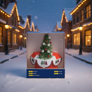 HOMERA Christmas Tree Light Decor W65 H75CM With Lights For Home Bathroom Decoration - Product Image 2