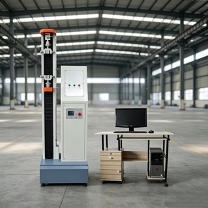 เครื่องทดสอบแรงดึง ASTM D903 ISO 13007 เครื่องทดสอบแรงอัดยาง เครื่องวิเคราะห์คุณสมบัติทางกายภาพ เครื่องทดสอบแรงยึดเกาะ - Product Image 1