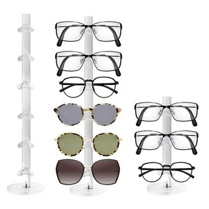 Expositor de Gafas de Sol de Acrílico de Doble Capa, Estilo Artístico, para Ópticas - Product Image 3