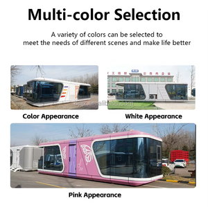 Nhà di động dạng viên nang, nhà vườn di động tùy chỉnh năm <span class=keywords><strong>2025</strong></span>, làm từ thép bền, chống ăn mòn, nhà di động, phòng khách sạn dạng viên nang, nhà di động trên Amazon - Product Image 3