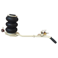 Cric pneumatique portable blanc 3T avec 3 sacs de levage pour voiture / Outil de levage pneumatique pour voiture