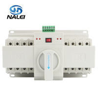 Contrôleur de commutation de transfert automatique monophasé smart 2P 16A 20A 32A 40A 63A ATS changement pour onduleur solaire et générateur