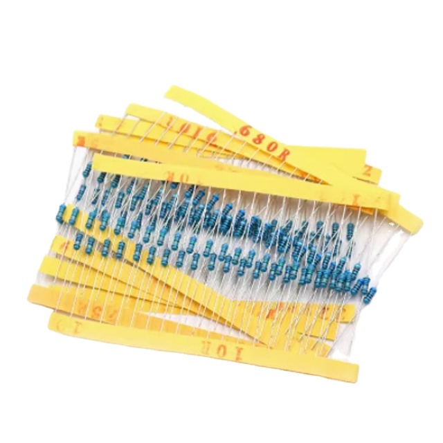 1/4W 1/2W 1W 2W Color Ring Resistance DIP 5% 1% Resistor