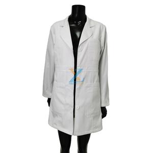 Manteau de laboratoire blanc personnalisé, Robe de travail médical, robes longues, uniforme, hôpital, pharmacie, clinique, personnel, vêtements de travail - Product Image 1