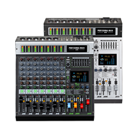 Console de mixage audio professionnelle 8/12 canaux, contrôleur DJ, mixeur audio USB, effets numériques 99DSP, console de mixage audio pour guitare en métal
