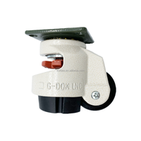 Roulette de nivellement Footmaster GD-40F/60/80/100/120/160F Design avec coussinet réglable
