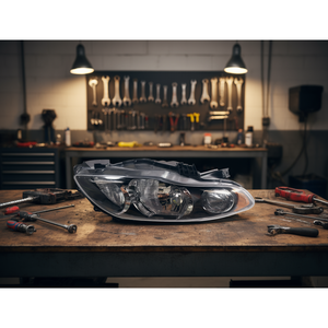 Faro Halógeno Usado para Toyota Corolla 2009-2010, Lado Derecho, Negro, Pieza de Repuesto, Sistema de Iluminación Automotriz de 12V, Componente de Reparación - Product Image 1