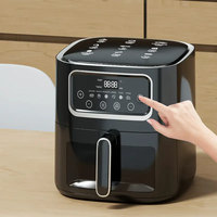 Nouvelle arrivée pas cher bonne qualité air fryer rack air fryer sans huile 5L 6L électrique profonde sans huile grande friteuse pas cher