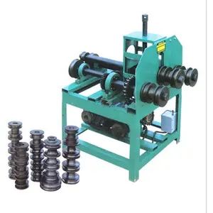 Small multi function rolling machine automatic steel spiral forming machinery hydraulic electric pipe bending equipment