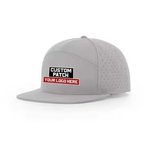 หมวกสแนปแบคแบบปรับได้หมวกกีฬากลางแจ้งแบบแบนทำจากเทอร์รี่กันน้ำเจาะรูสำหรับกลางแจ้ง - Product Image 3