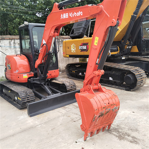 Excavadora Usada <span class=keywords><strong>Kubota</strong></span> KX155 de 5 Toneladas, KX155-5 EPA CE, Motor <span class=keywords><strong>Kubota</strong></span>, Brazo Desplazable, Mini Excavadora con Aire Acondicionado, Buen Precio - Product Image 4