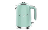 Bouilloire Électrique Théière 1,7 Litre Chauffage Rapide Chauffe-Eau Acier Inoxydable Rétro Arrêt Automatique Portable